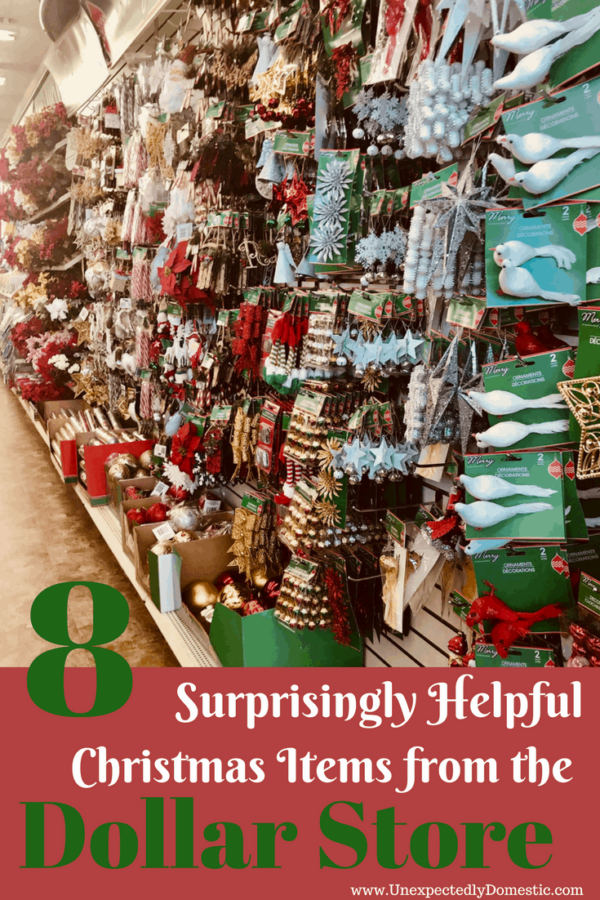 8 Surprisingly Helpful Christmas Supplies from the Dollar Store