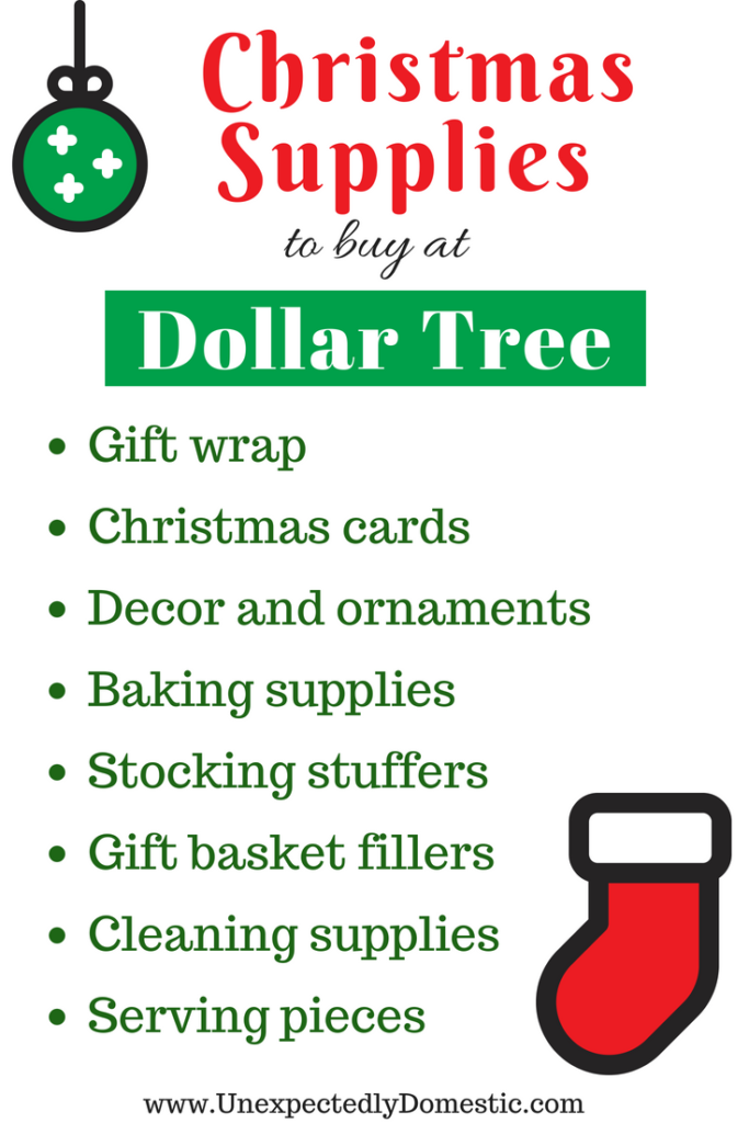 Save money and time by buying some of your Christmas supplies from Dollar Tree. Check out these awesome dollar store Christmas items!