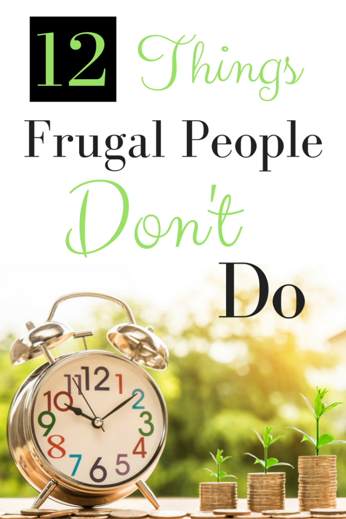 how to be frugal