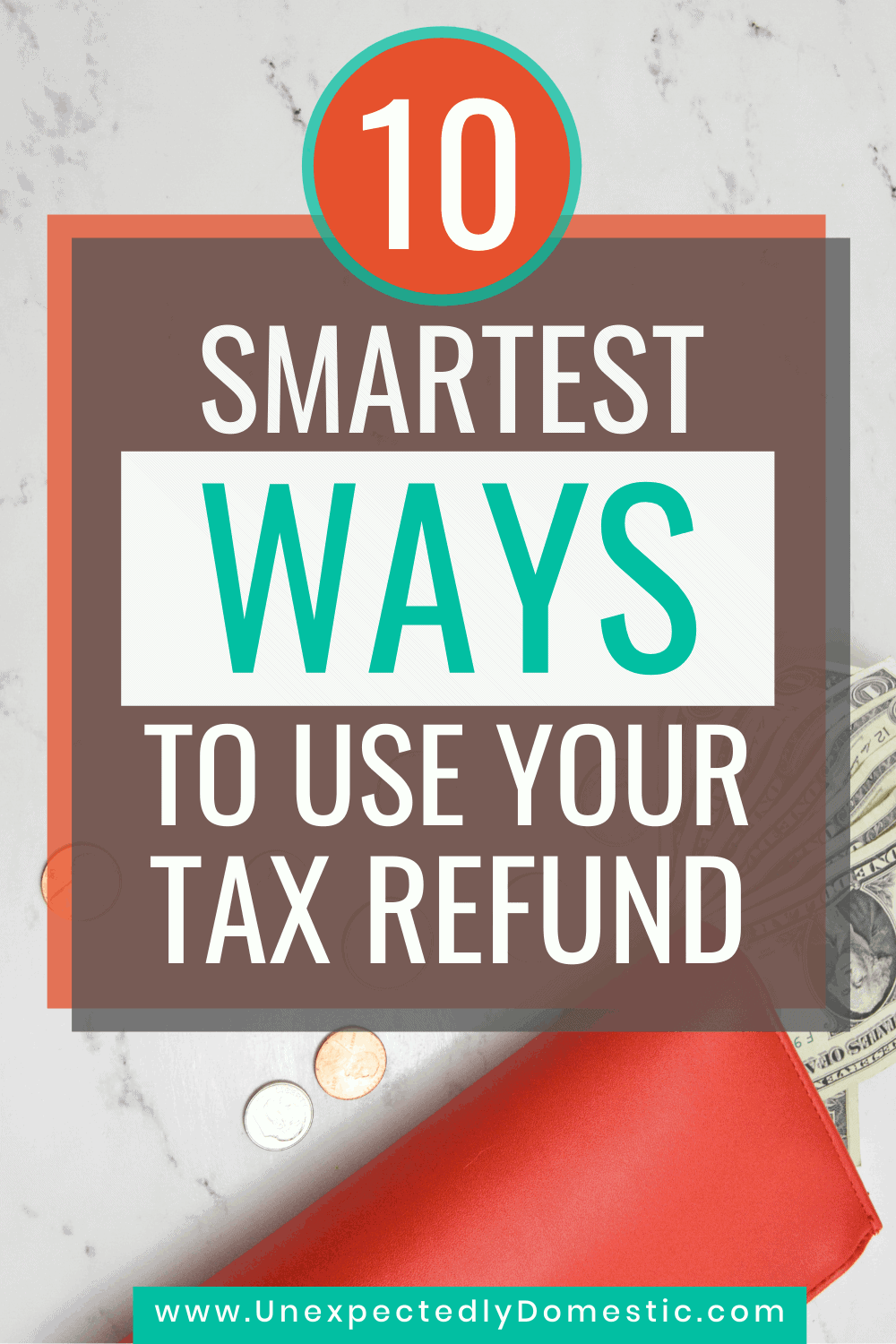 10 smartest ways to use your tax refund! Here's how to budget your tax refund so you can stretch it and really improve your financial situation.