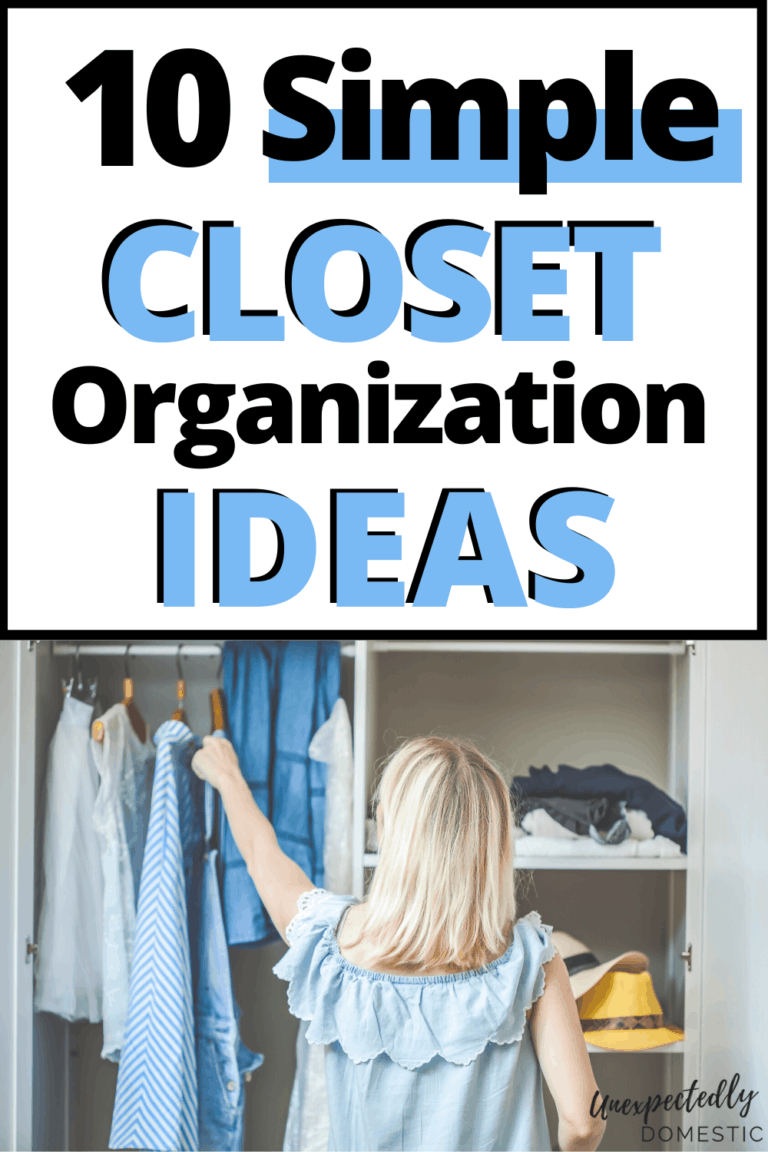 10 Easy Tricks to Organize Your Closet on a Budget