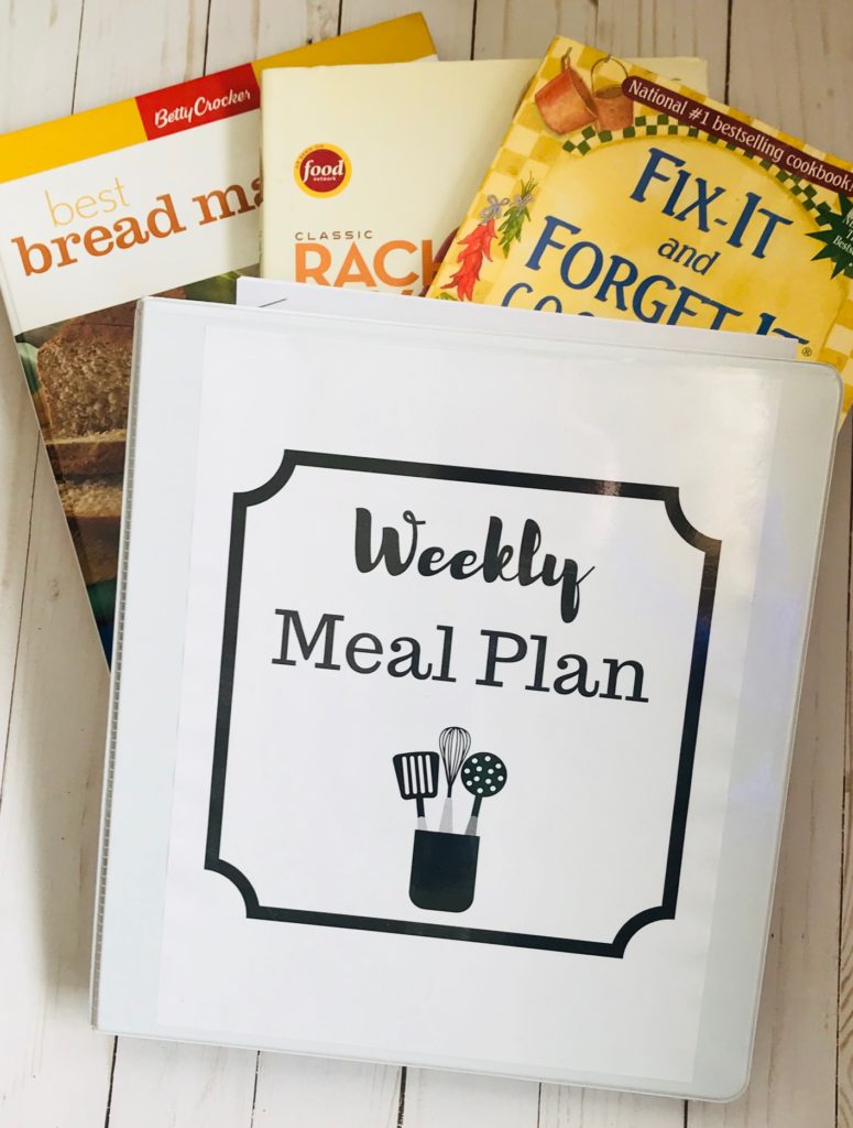free weekly meal planning printable