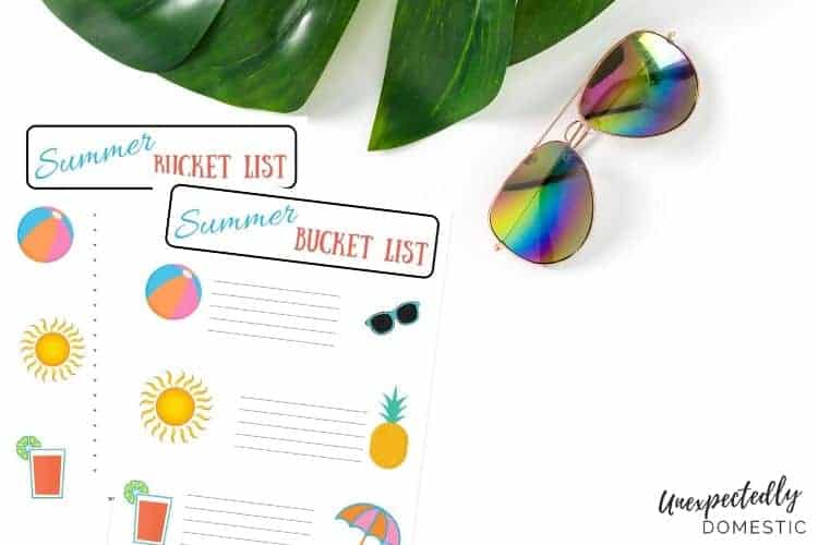 The Ultimate Summer Bucket List, with 120 cheap summer activities and free things to do in the summer. Check out these fun and frugal summer activities!