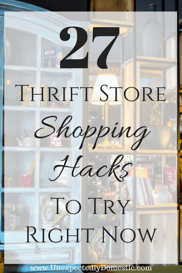 best thrift store shopping tips