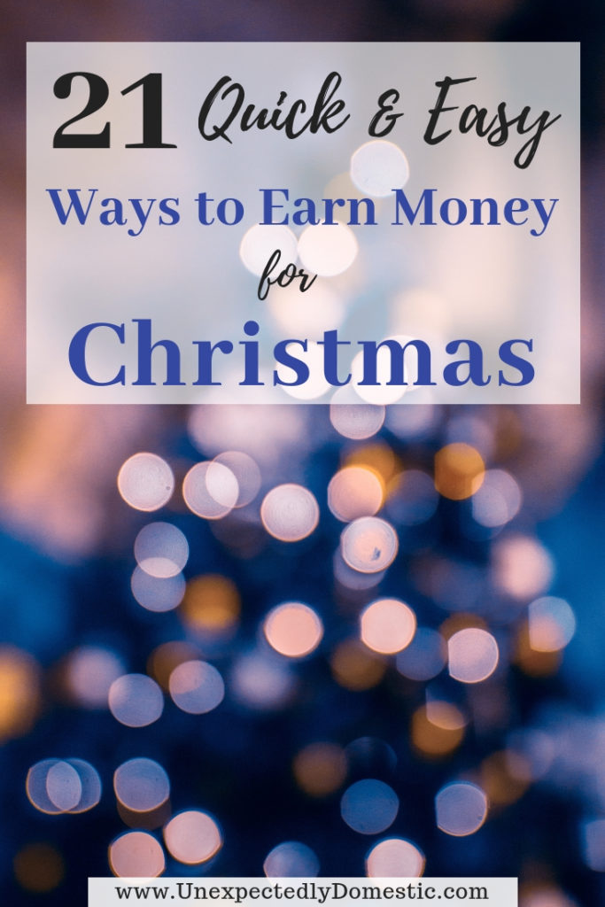 Earn money for Christmas