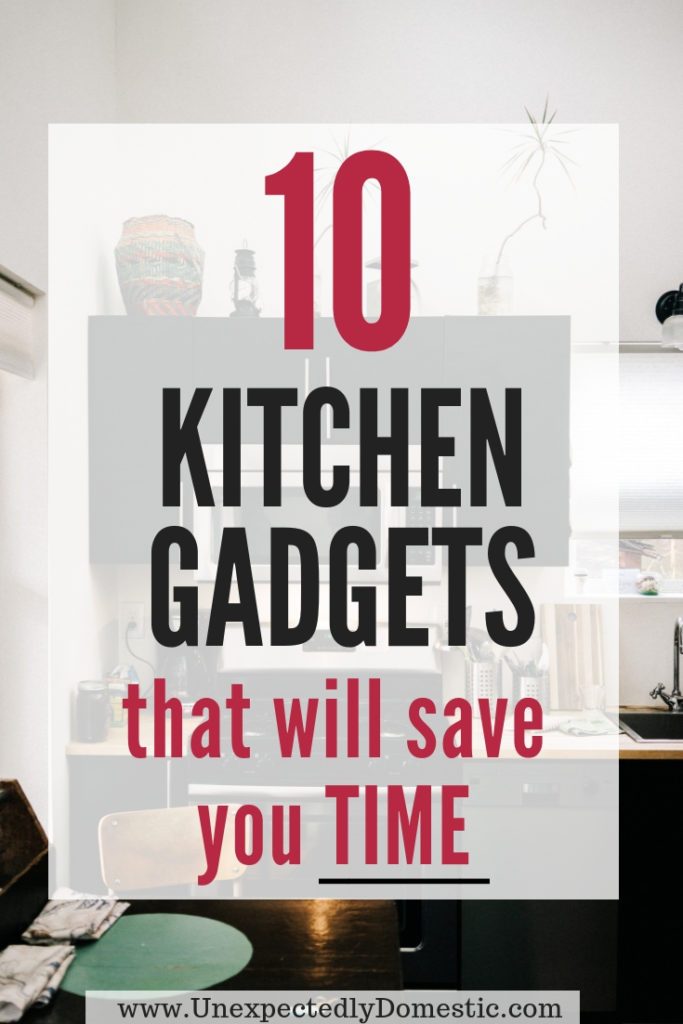 Check out this list of the 10 best time saving kitchen gadgets and learn how to save time cooking! Make dinner time easier with these cheap kitchen gadgets.
