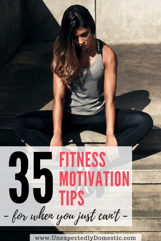 Do you find yourself wondering 'how can I stay motivated to exericse?' These 35 workout motivation tips are for you! Enjoy some motivation to exercise!