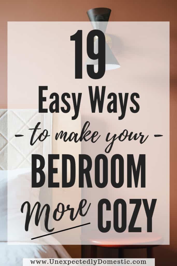 Want to know how to make your bedroom cozy? Check out these 19 warm and cozy bedroom ideas. You'll sleep much better by using these cozy room ideas!