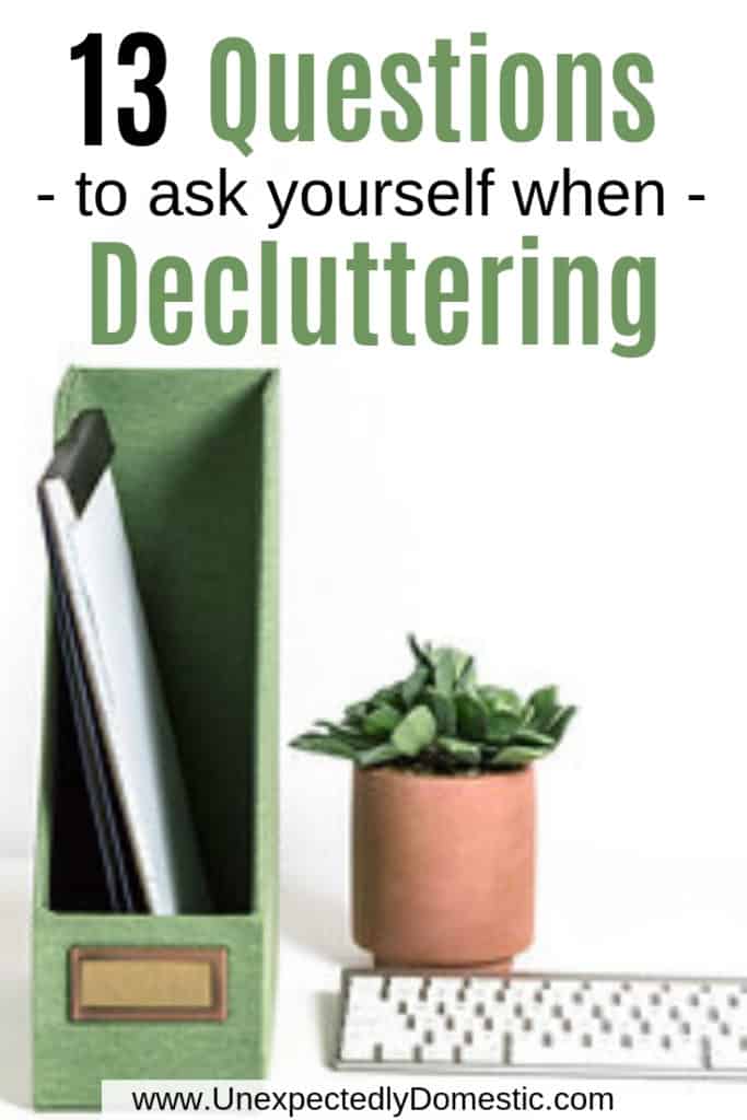 How do I get rid of clutter quickly? By asking yourself these decluttering questions! This is what to ask instead of 'does it spark joy?'