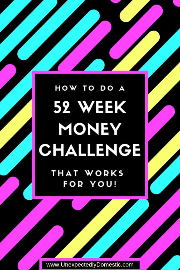 Check out these 52 week money saving challenges! No matter your budget, these weekly, biweekly, or monthly savings plans will work! Printable template too!