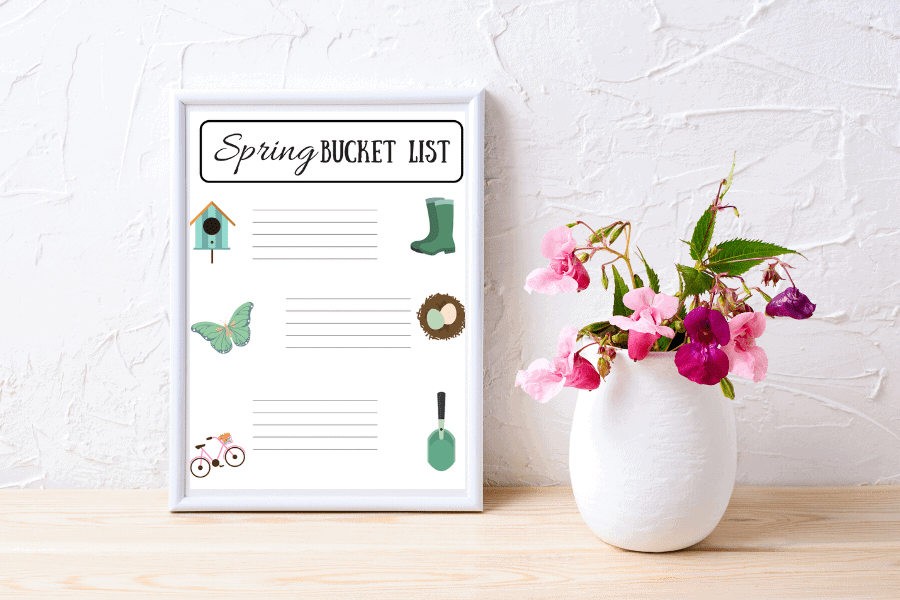 70 fun things to do in the spring! Add these spring activities and ideas to your spring bucket list. Free printable included!