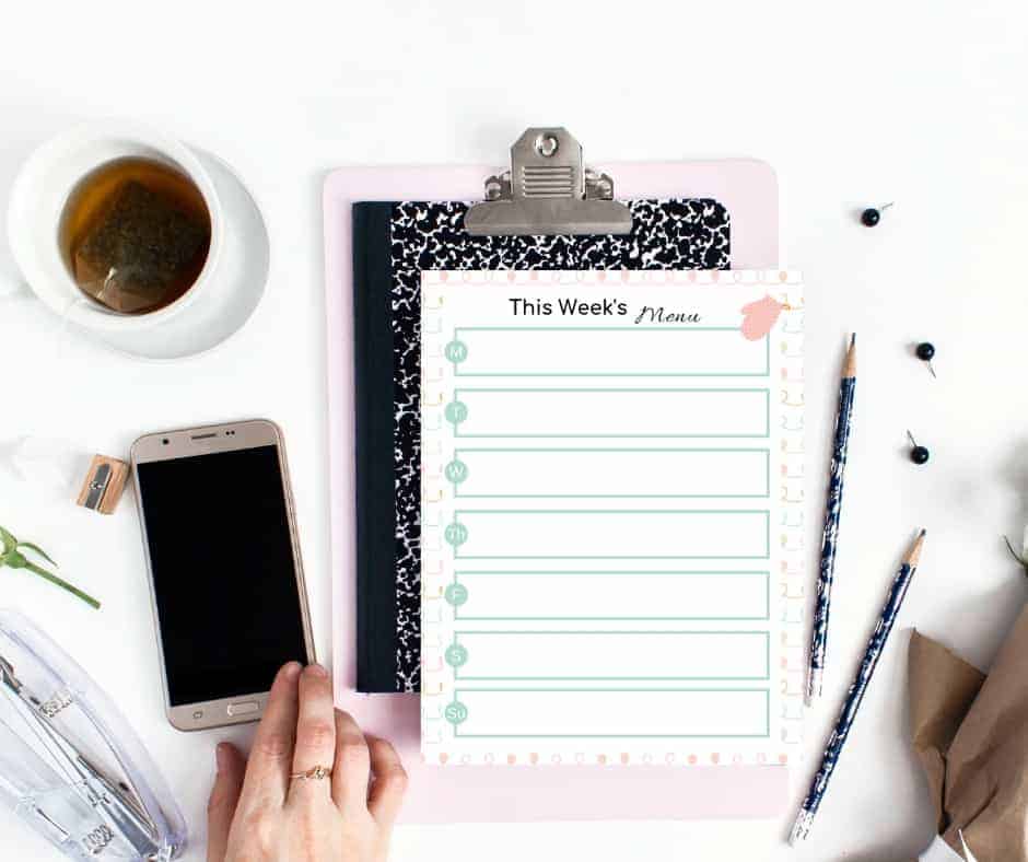 The exact steps for grocery shopping and meal planning on a budget. Use this weekly meal planner template with grocery list to lower your grocery bill!