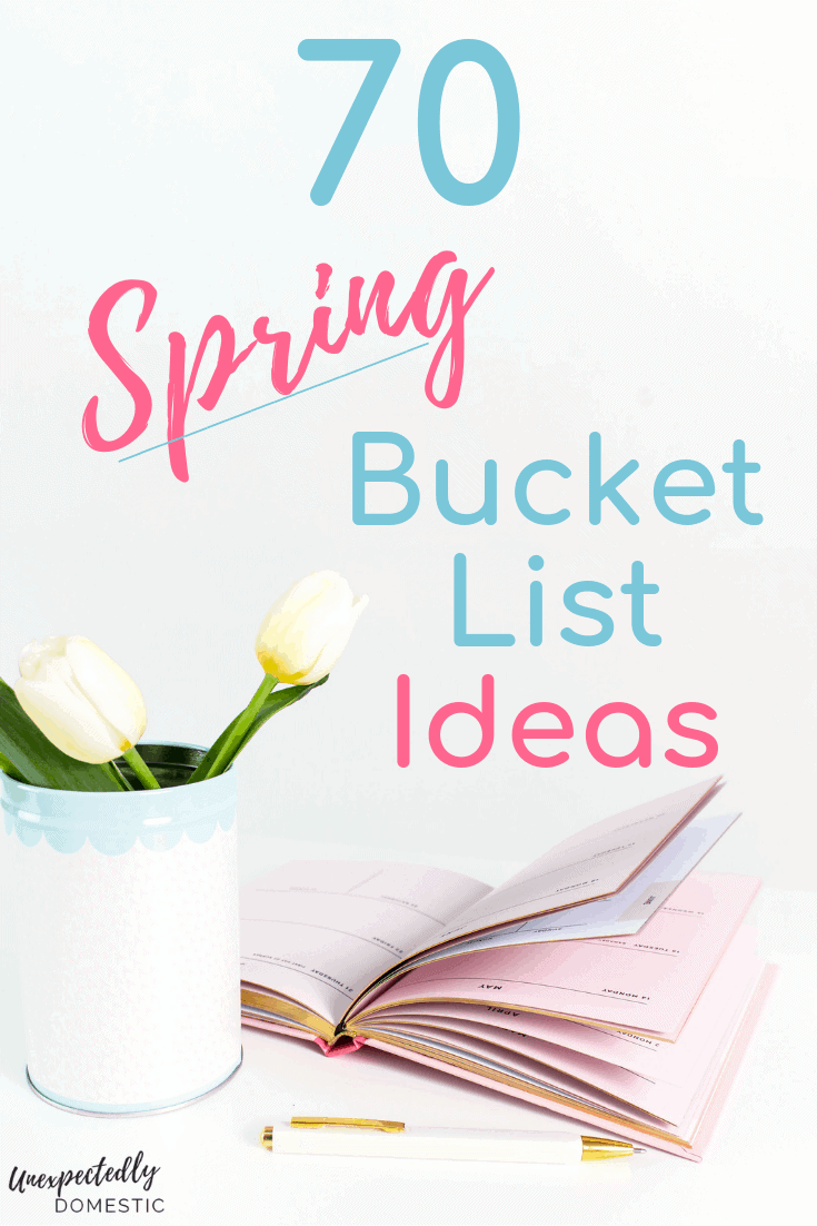 70 fun things to do in the spring! Add these spring activities and ideas to your spring bucket list. Free printable included!