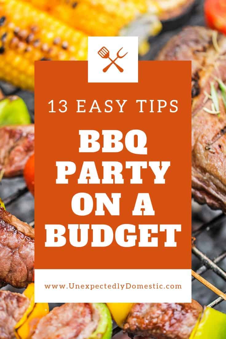 Use these cheap BBQ ideas to throw a summer cookout party on a budget. Summer entertaining can be inexpensive, even with a large group, when grilling out!