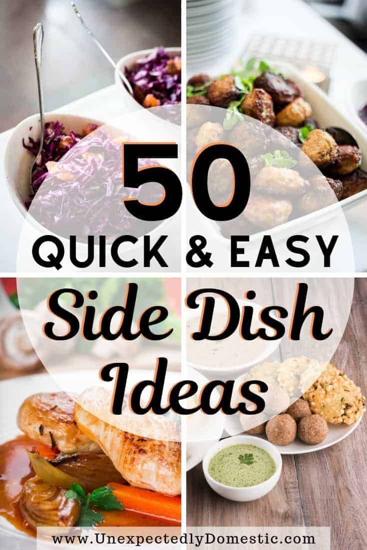 Ultimate List of Cheap Easy Side Dishes for Dinner (+ printable!)