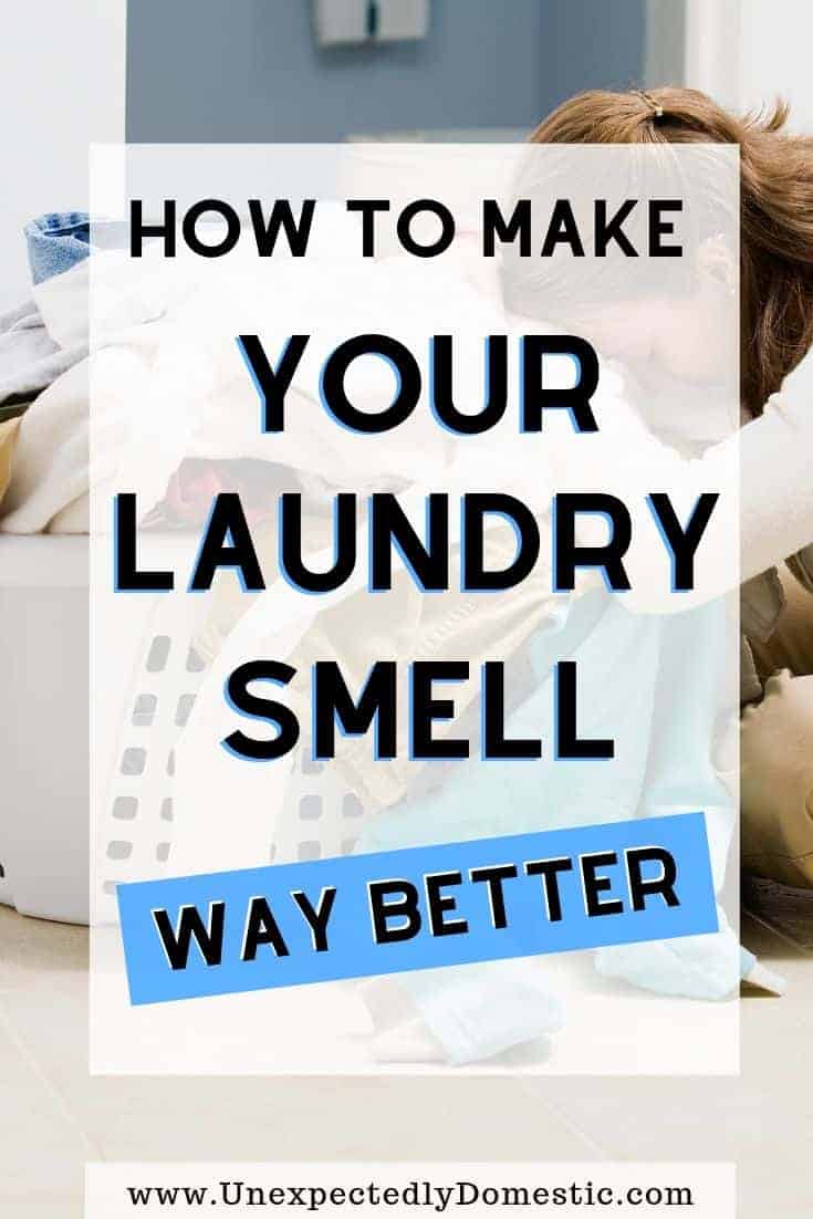How to make your laundry smell good! All the secret ways to make your clothes smell amazing naturally, and for longer. Here's your stinky laundry solution!