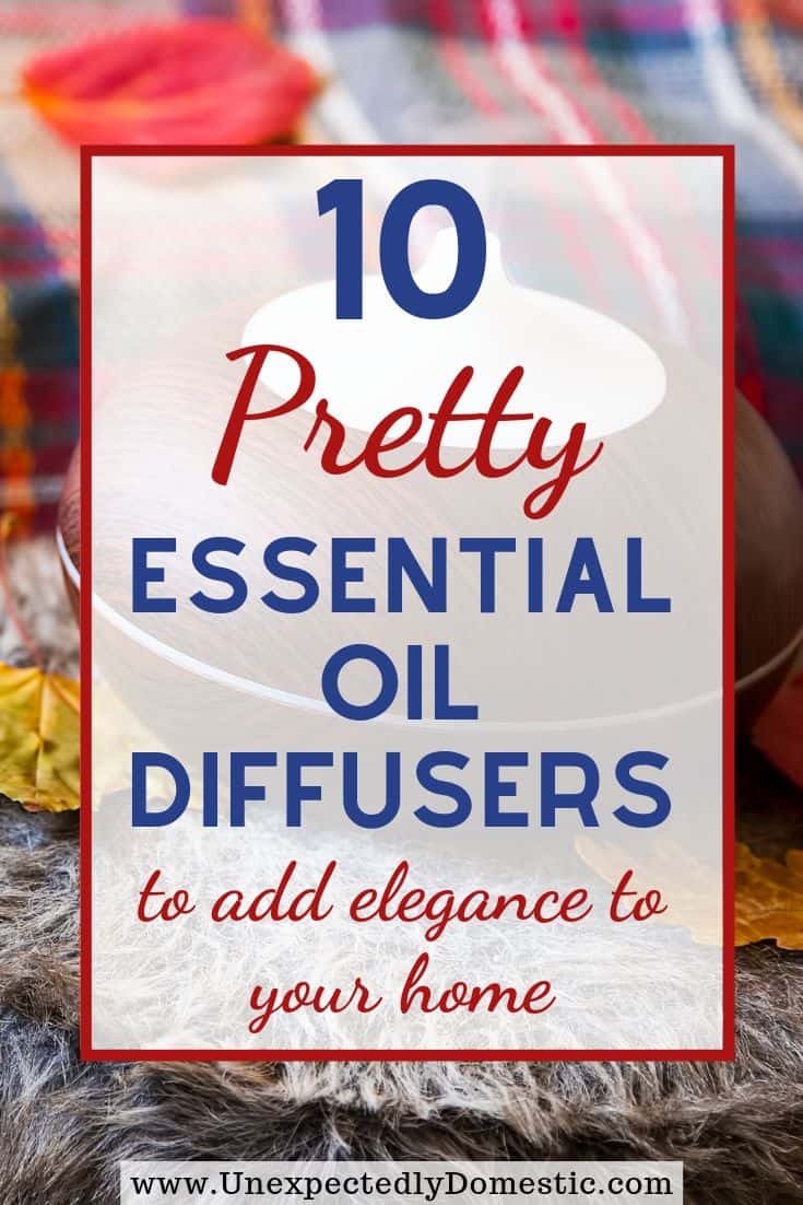 Grab a pretty essential oil diffuser so your home smells amazing all the time! These diffusers add a touch of easy elegance to your home decor.