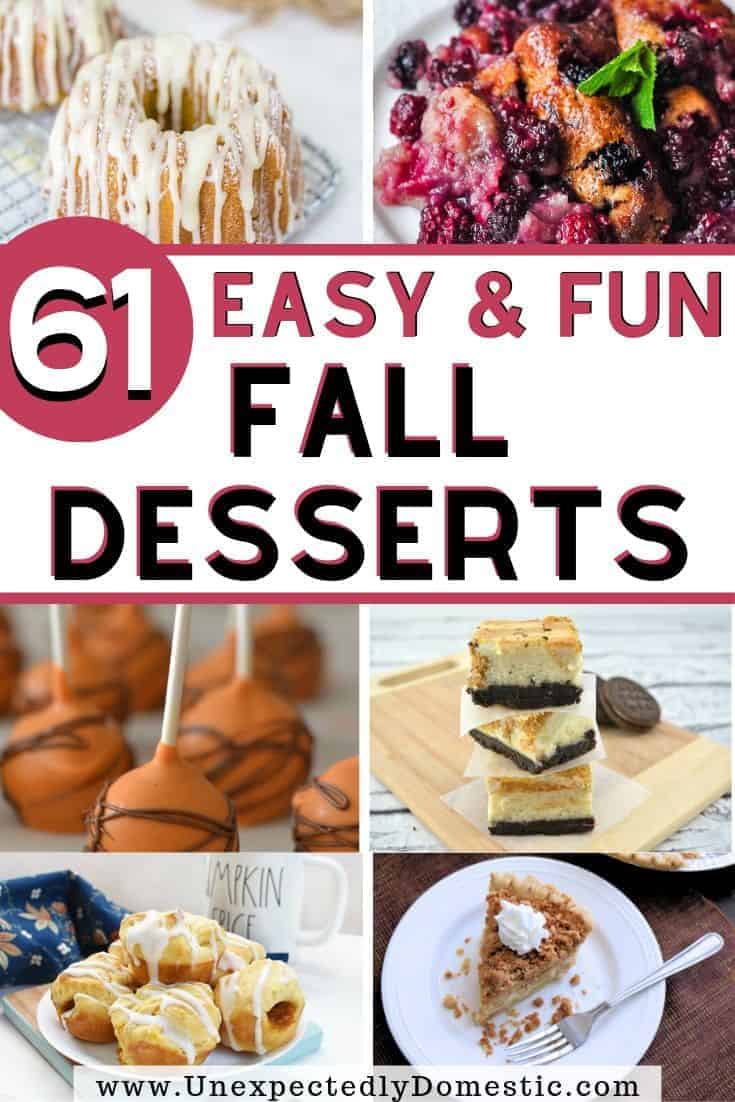 61 Easy Fall Dessert Recipes You’ve Got to Try This Year