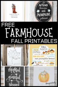 15 Beautiful Free Fall Printables - Decorating for Fall on a Budget!