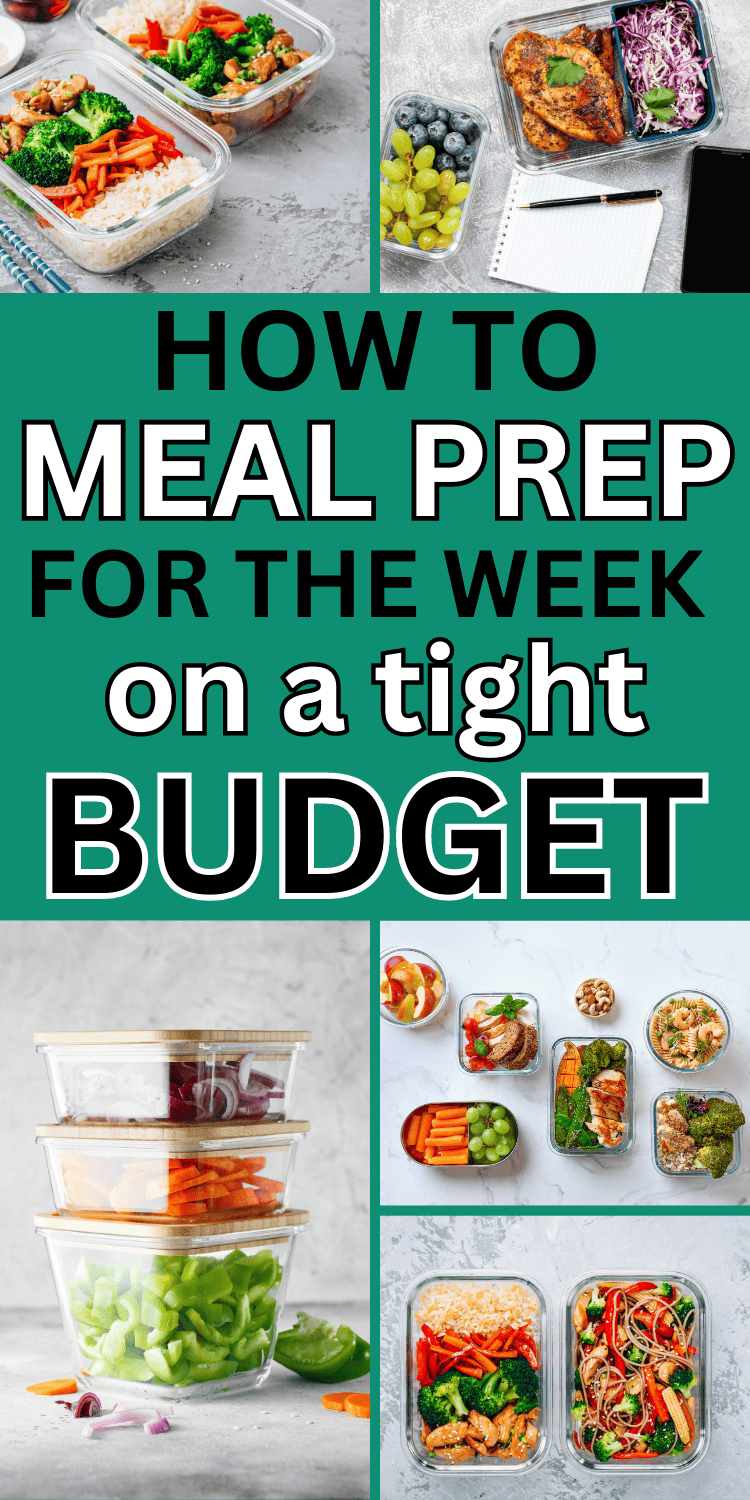 How to meal prep for the week on a budget. These simple meal prep tips will help you get ready for the week but keep your groceries budget low. Easy meal prep ideas for beginners breakfast, easy meal prep for beginners lunch ideas, easy healthy meal prep ideas for beginners, healthy meals for beginners easy recipes, quick and easy meal prep ideas, quick and easy lunch ideas for work meal prep, easy healthy meal prep for the week work lunches, simple meal prep ideas for beginners