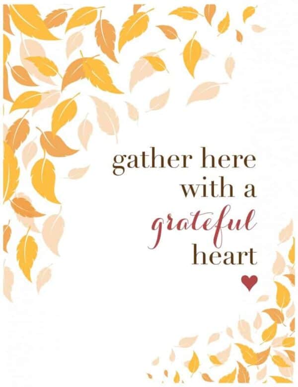 15 Beautiful Free Fall Printables - Decorating for Fall on a Budget!