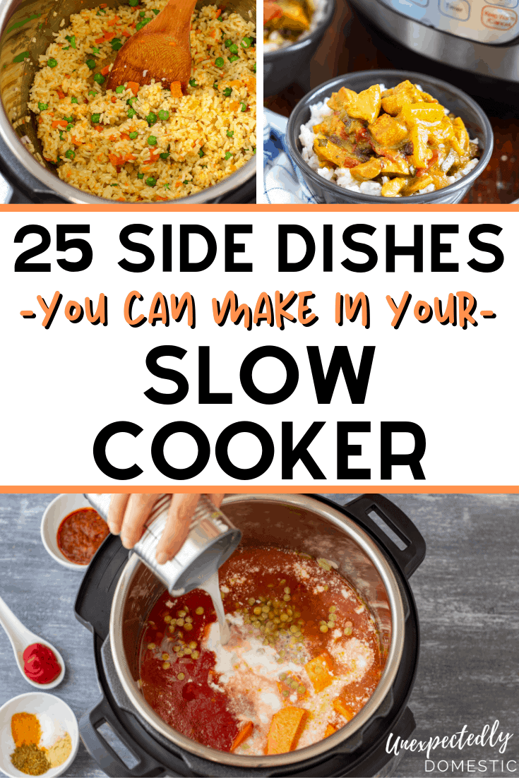 25 Delicious & Easy Slow Cooker Side Dishes (for a potluck, BBQ, or busy weeknight!)