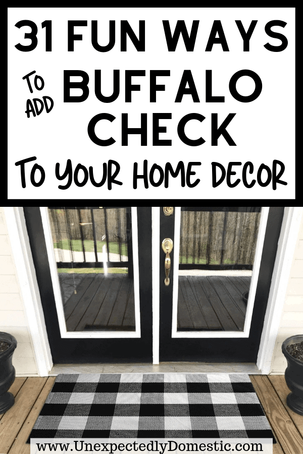 31 Fun Ways to Add Cozy Buffalo Check to Your Home Decor