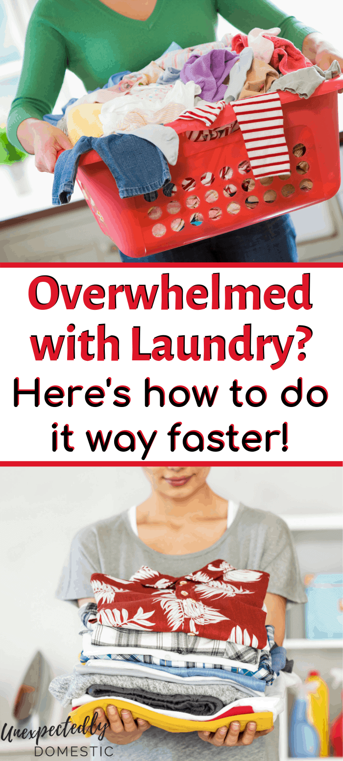 Overwhelmed by Laundry? 17 Tricks to Shrink Your Laundry Pile Faster