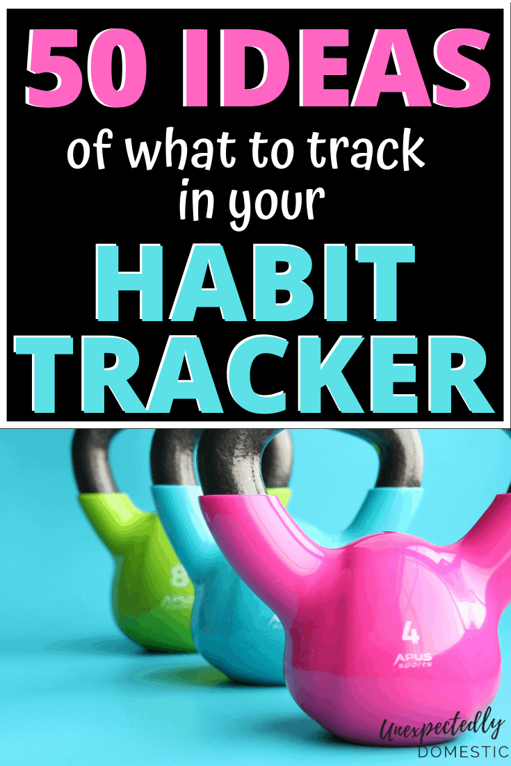 Free habit tracker printable! Plus 50 habit tracker ideas! Print out these weekly, monthly, or yearly habit trackers to succeed with your goal setting and accountability!
