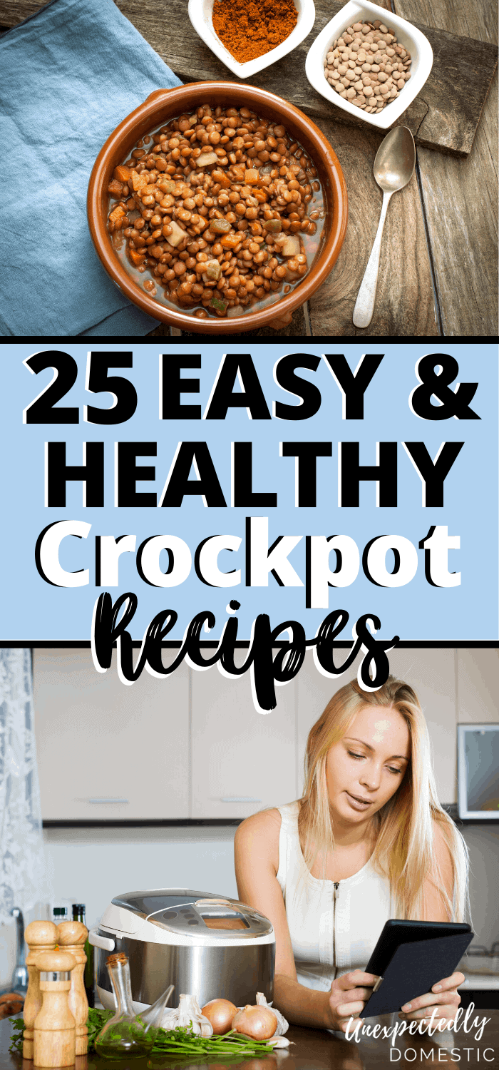 You'll love these healthy crockpot meals on a budget! Very cheap slow cooker recipes that are also easy AND healthy. Budget friendly cooking made simple!