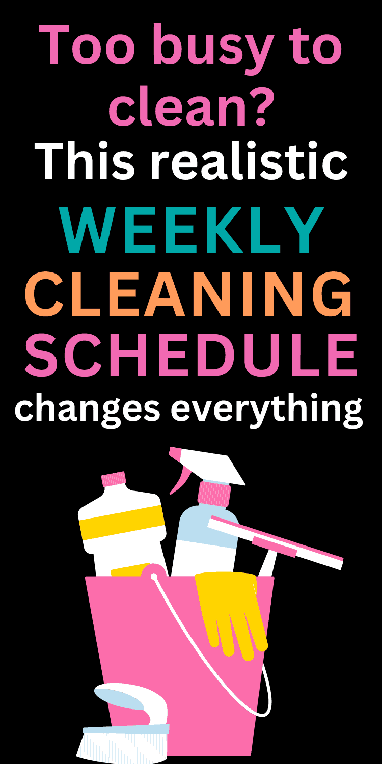 Simple easy weekly cleaning schedule to keep your house clean all the time. Plus a free printable weekly cleaning schedule to keep you on track. Use this weekly cleaning schedule printable free blank to manage your tasks. Weekly cleaning schedule printable free house, easy weekly cleaning schedule printable, simple weekly cleaning schedule printable, weekly cleaning schedule for working moms time management chore charts. Daily and weekly cleaning schedule, house chores list cleaning routines.
