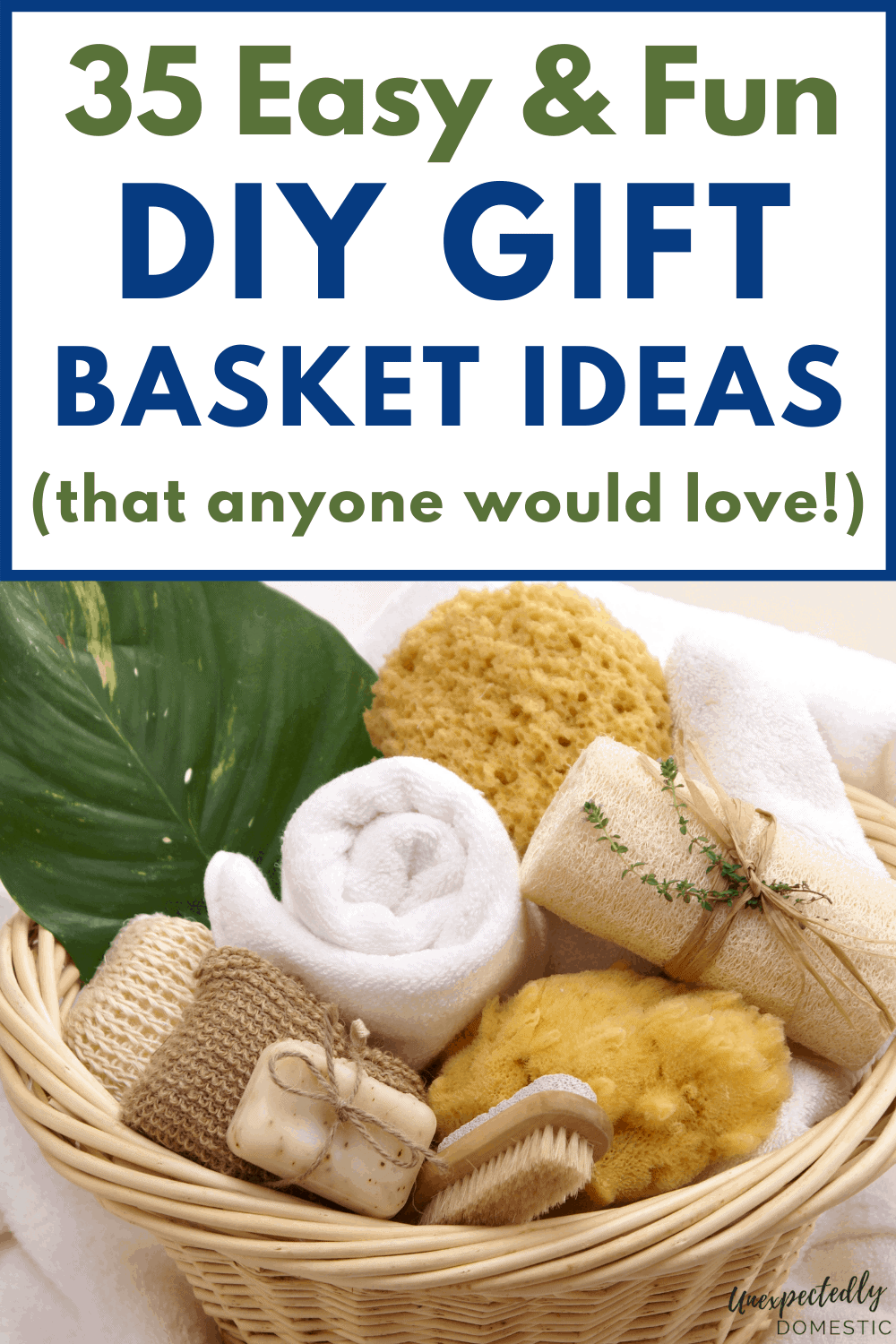 DIY gift basket ideas! This list of things to put in a gift basket will give you lots of ideas for easy and affordable presents for any occasion.