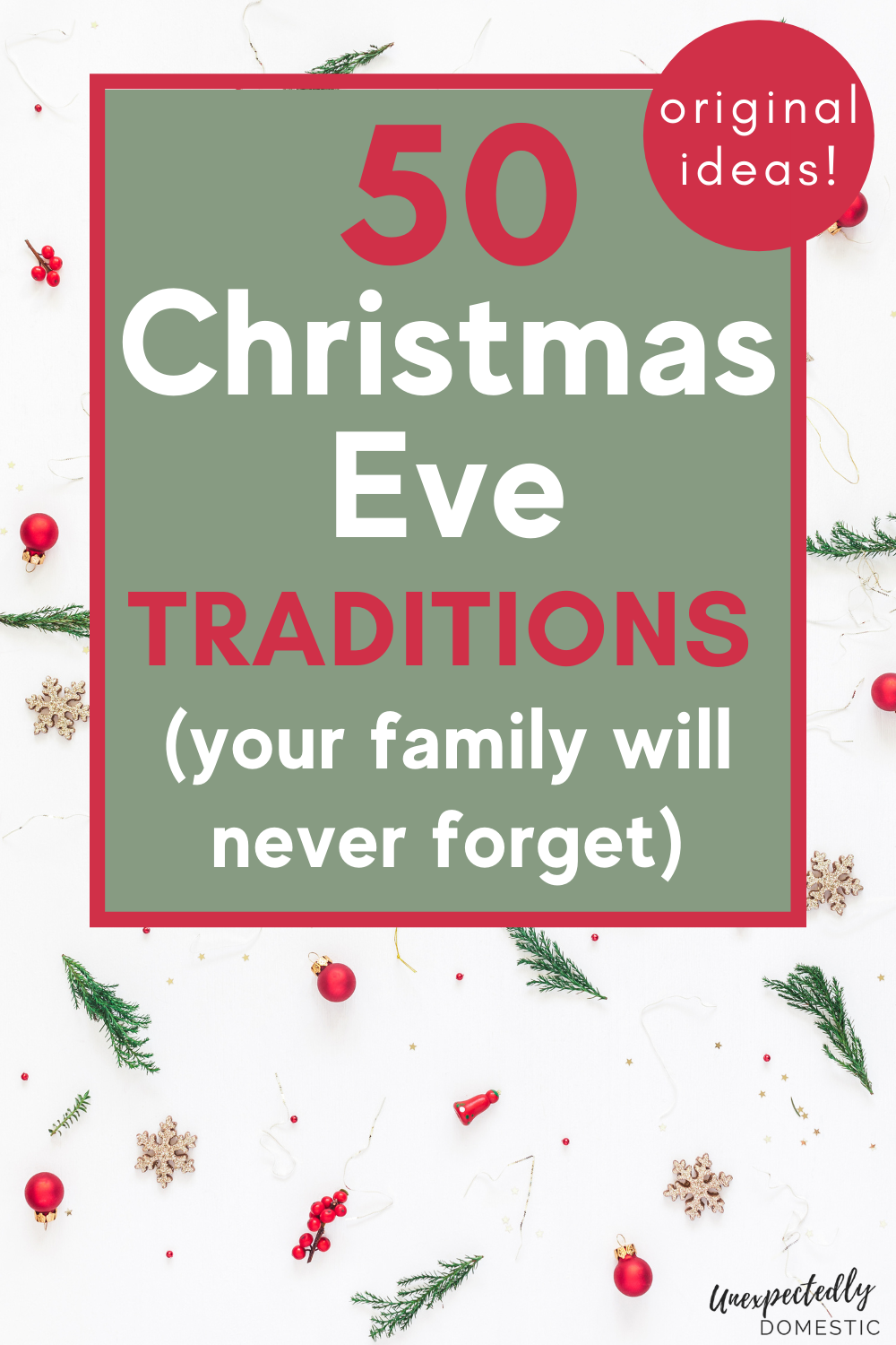 50+ fun things to do on Christmas Eve! This list of special Christmas Eve activities will give you lots of inspiration for how to celebrate!