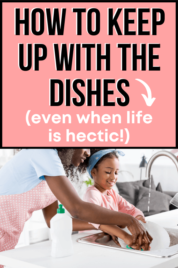 How to keep up with the dishes! These dishwashing tips and tricks will help you get the dishes done quickly and efficiently...and maybe even make it fun.