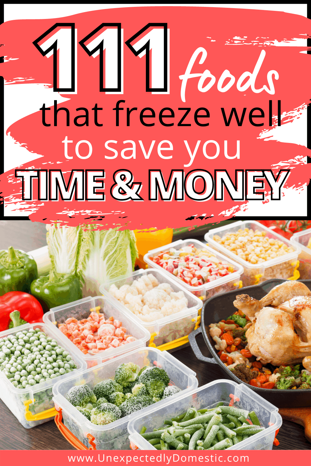 100+ foods that freeze well! Here are the best things to keep in your freezer, PLUS which foods cannot be frozen.