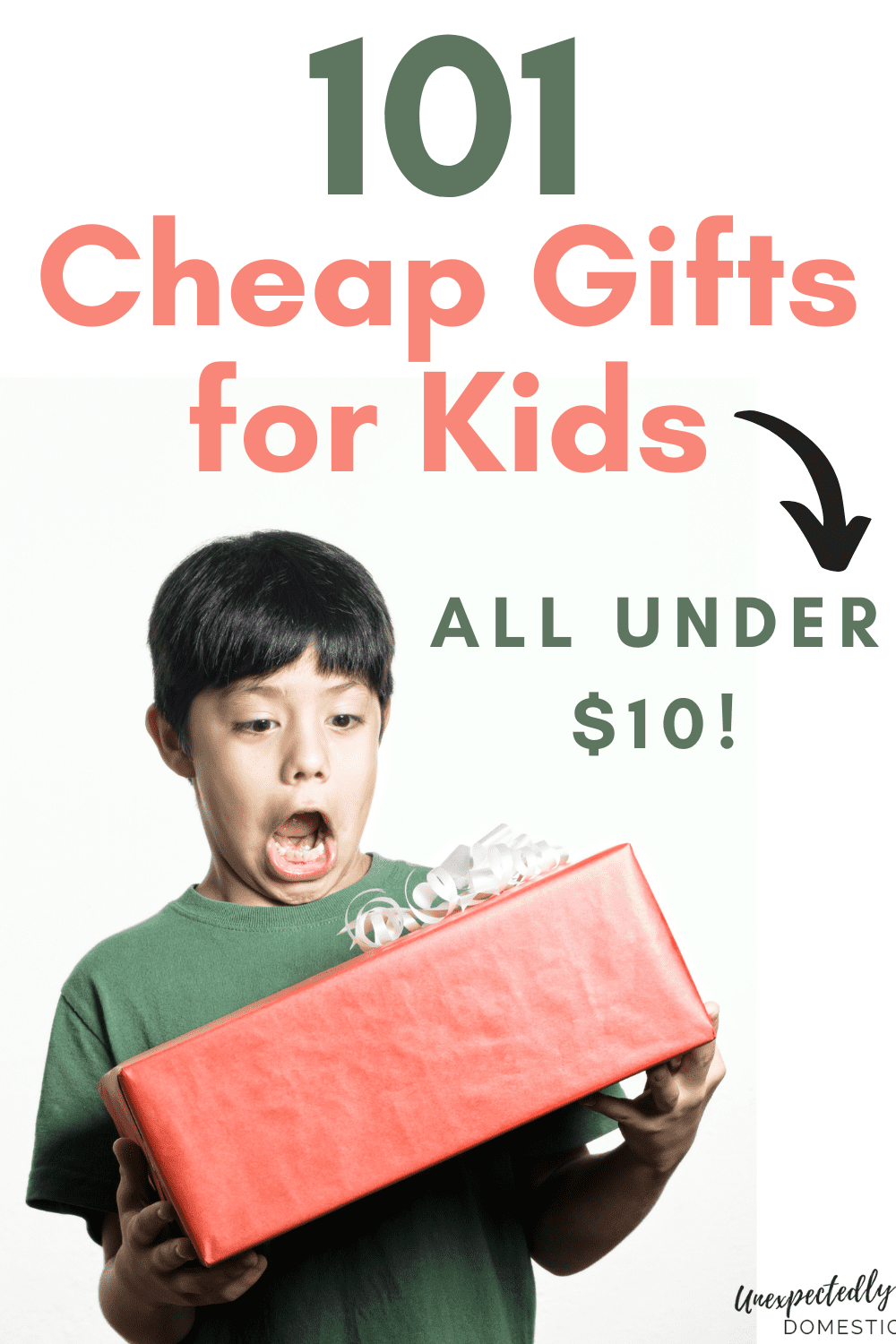 Cheap and fun gifts for kids and toddlers for under ! These cool toys make awesome inexpensive Christmas and birthday gifts that kids will love, on a budget.