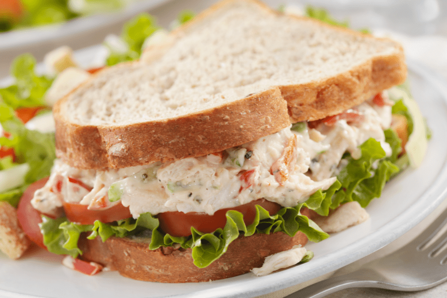 The BEST chicken salad sides! Here are the best options for what to serve with chicken salad for lunch or dinner.
