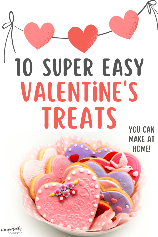 Super easy homemade Valentine's Day treats! Most of these fun and festive treats are no-bake, and come together with just a few ingredients. Try these Valentine's treats for work, or send them with your kids for their school parties.