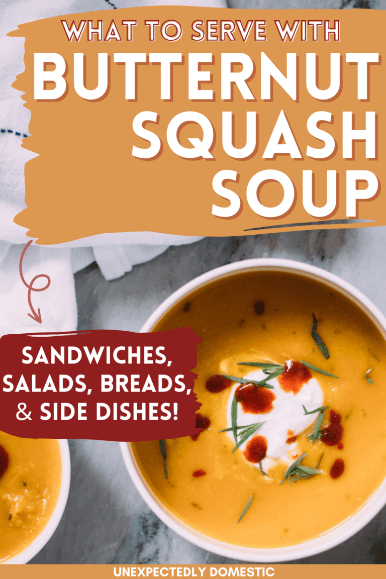 What to Serve with Butternut Squash Soup (17 delicious pairings!)