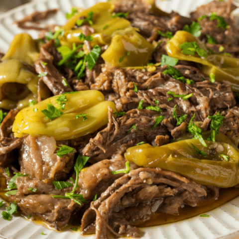 Tender and flavorful pot roast in the slow cooker makes a perfect comfort food dinner, and special enough for guests or the holidays.
