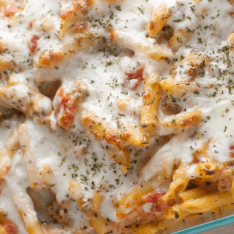 This dump and bake meatball casserole makes a delicious weeknight dinner that the whole family will love. Best of all, you don't even have to boil the noodles first!