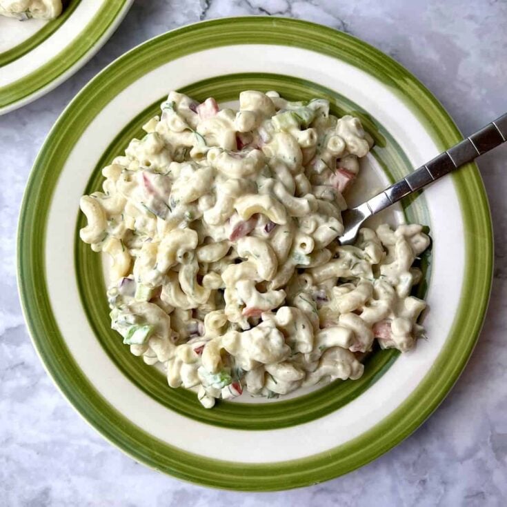 Image for Vegan Macaroni Salad (No Mayo)