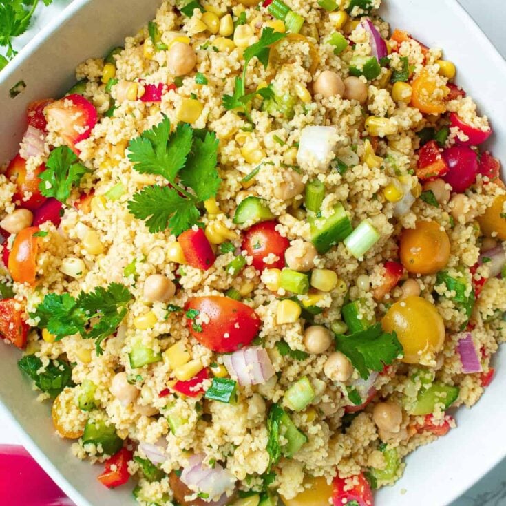 Image for Vegan Couscous Salad with Chickpeas