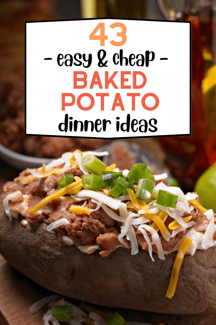 What to serve with baked potatoes! The best side dishes and main courses to serve with jacket potatoes for an amazing comfort food dinner.