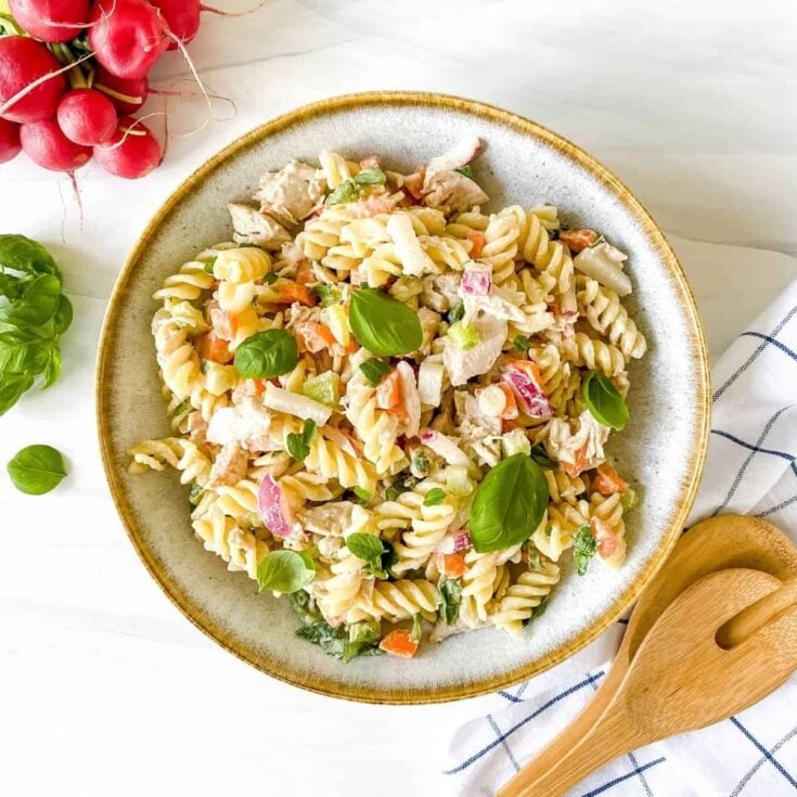 Image for Turkey Pasta Salad with Tahini