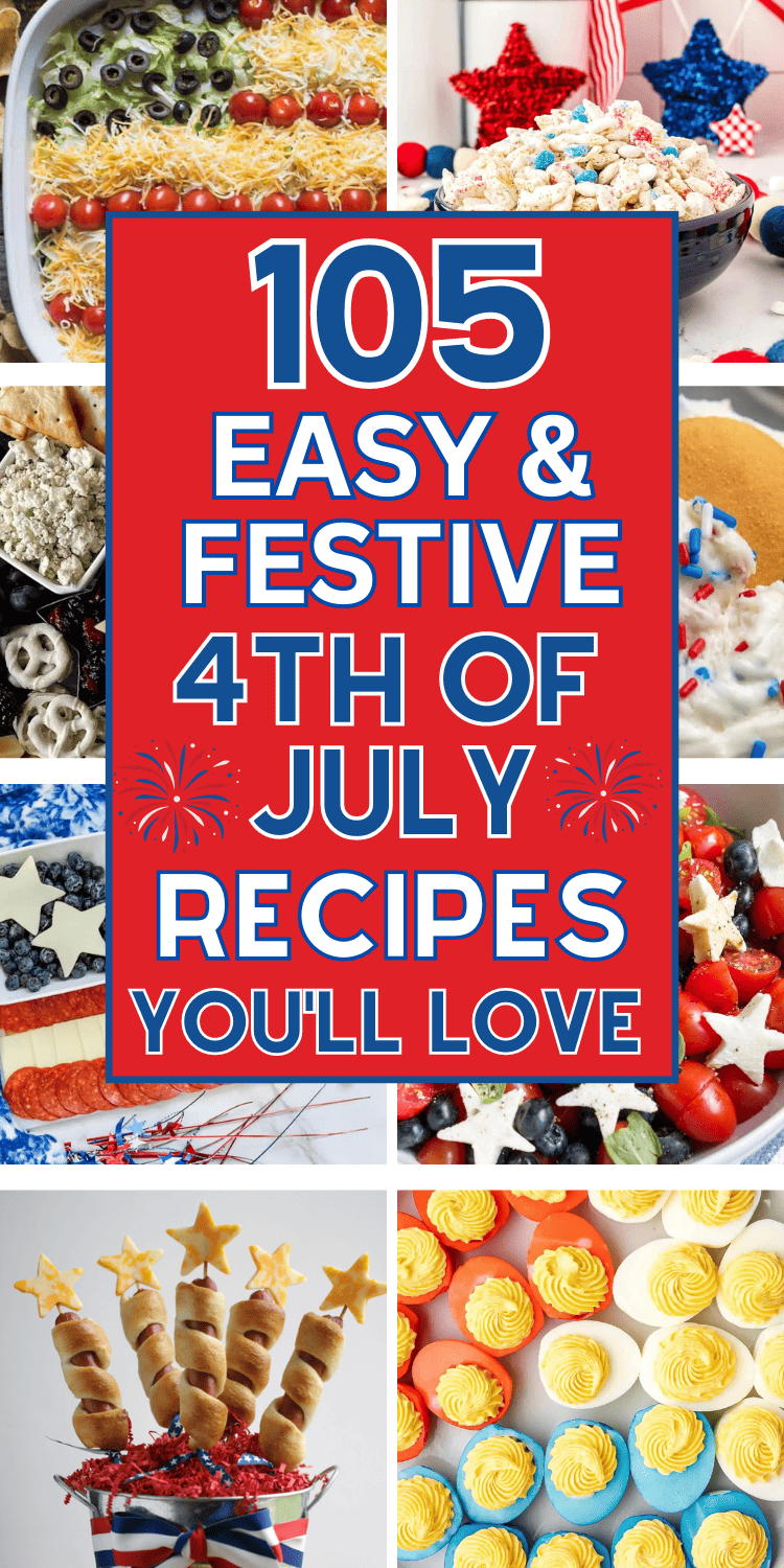 These easy 4th of July food ideas are perfect for your BBQ party cookout. These cheap 4th of July food ideas and BBQ recipes for a crowd will have everyone coming back for seconds. 4th of July food bbq party ideas easy, Fourth of July food bbq patriotic party, fourth of july food ideas easy, 4th of july food bbq party ideas sides, 4th of july party food appetizers red white blue, 4th of july snacks parties food finger foods, 4th of july food bbq party ideas easy, easy bbq food ideas summer party