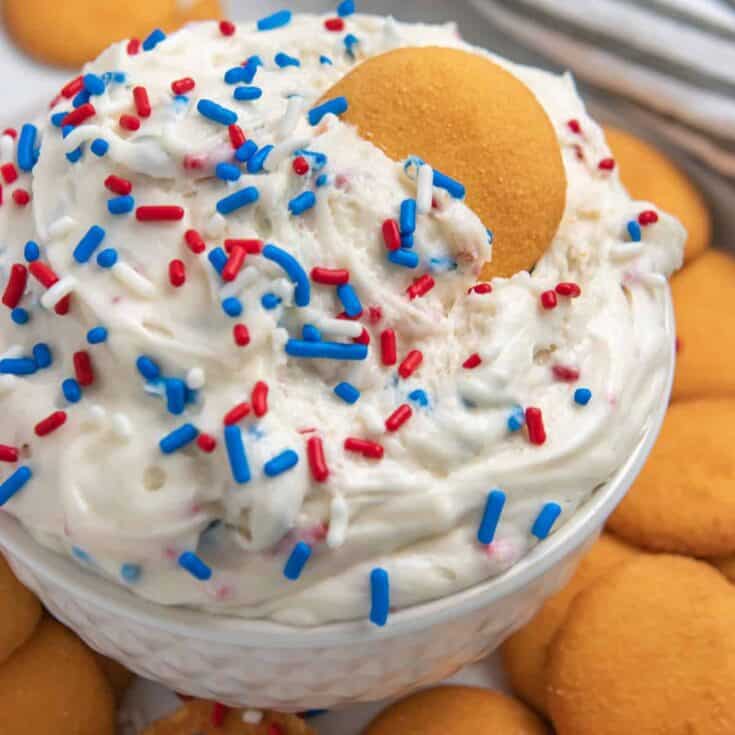 Image for Red White and Blue Funfetti Dip