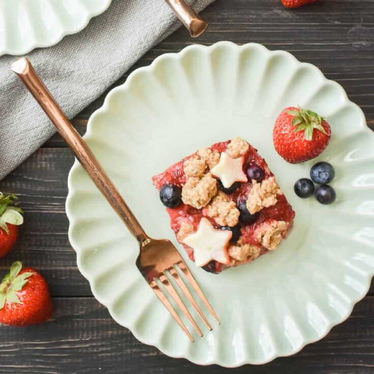 Image for Red, White and Blue Berry Crumb Bars