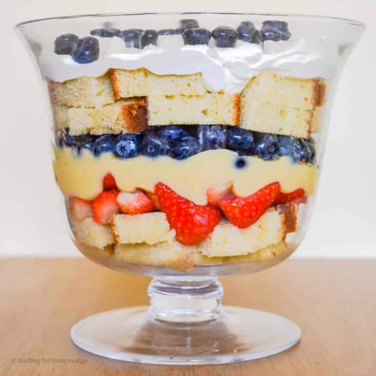 Image for Blueberry Strawberry Shortcake Trifle