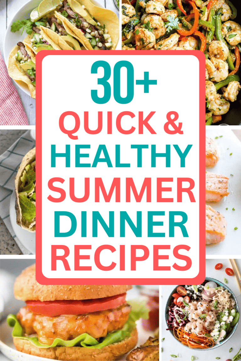 30 Easy Healthy Summer Recipes You Can Make in Minutes